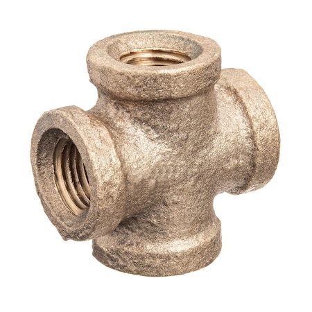 Usa Industrials Pipe Fitting - Brass - Class 125 - Cross - 1-1/4 NPT Female ZUSA-PF-19250